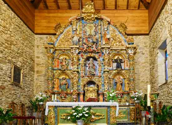 Fuentes Nuevas. Il retablo della iglesia de Nuestra Señora de la Asunción