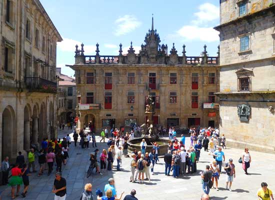 Santiago de Compostela. Praza das Praterías