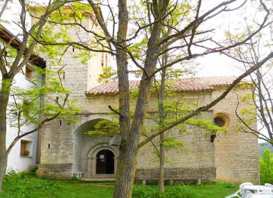 Zabaldika. La iglesia de San Esteban